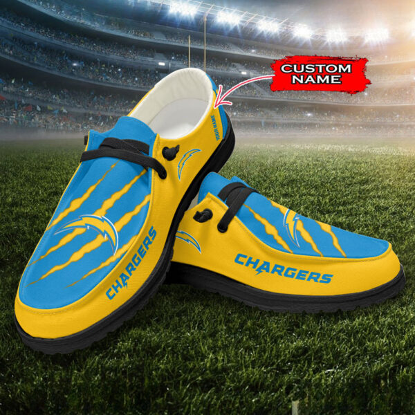 Tubopro Los Angeles Chargers Hey Dude Shoes For Men And Women