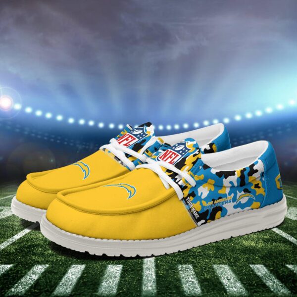 Tubopro Los Angeles Chargers Hey Dude Shoes For Men And Women - Image 4