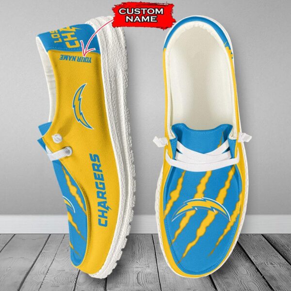 Tubopro Los Angeles Chargers Hey Dude Shoes For Men And Women - Image 6