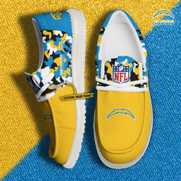 Tubopro Los Angeles Chargers Hey Dude Shoes For Men And Women - Image 2