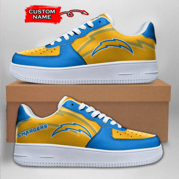 Tubopro Los Angeles Chargers NFL Air Low-Top Sneakers Shoes For Men And Women