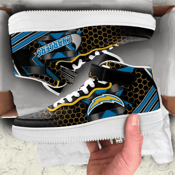 Tubopro Los Angeles Chargers NFL Air Low-Top Sneakers Shoes For Men And Women - Image 2