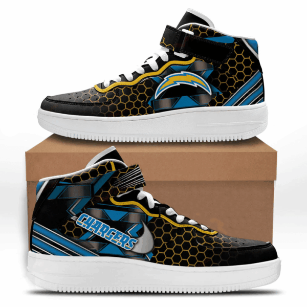 Tubopro Los Angeles Chargers NFL Air Low-Top Sneakers Shoes For Men And Women