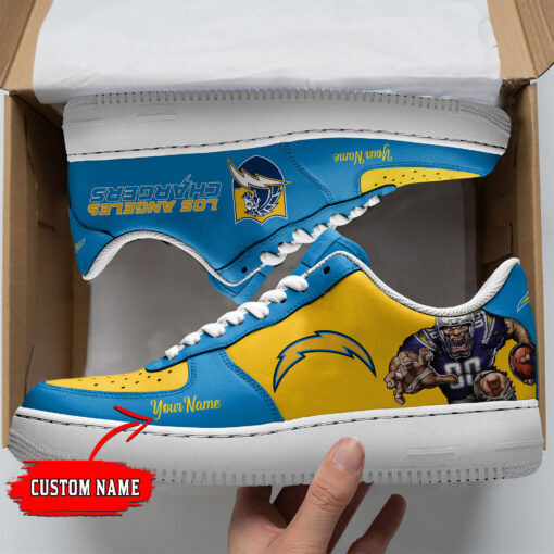 Tubopro Los Angeles Chargers NFL Air Low-Top Sneakers Shoes For Men And Women