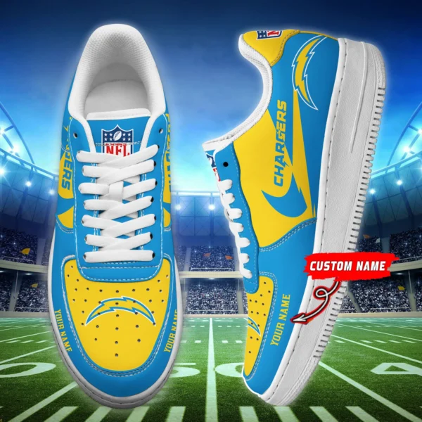 Tubopro Los Angeles Chargers NFL Air Low-Top Sneakers Shoes For Men And Women