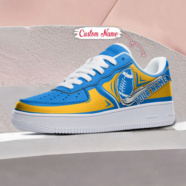 Tubopro Los Angeles Chargers NFL Air Low-Top Sneakers Shoes For Men And Women - Image 3