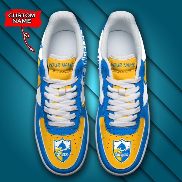 Tubopro Los Angeles Chargers NFL Air Low-Top Sneakers Shoes For Men And Women - Image 4
