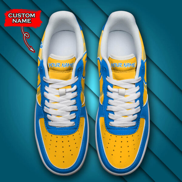 Tubopro Los Angeles Chargers NFL Air Low-Top Sneakers Shoes For Men And Women - Image 4