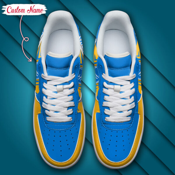Tubopro Los Angeles Chargers NFL Air Low-Top Sneakers Shoes For Men And Women - Image 5