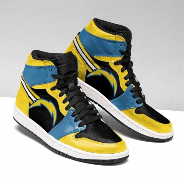 Tubopro Los Angeles Chargers NFL AJ1 High Sneakers Shoes For Men And Women