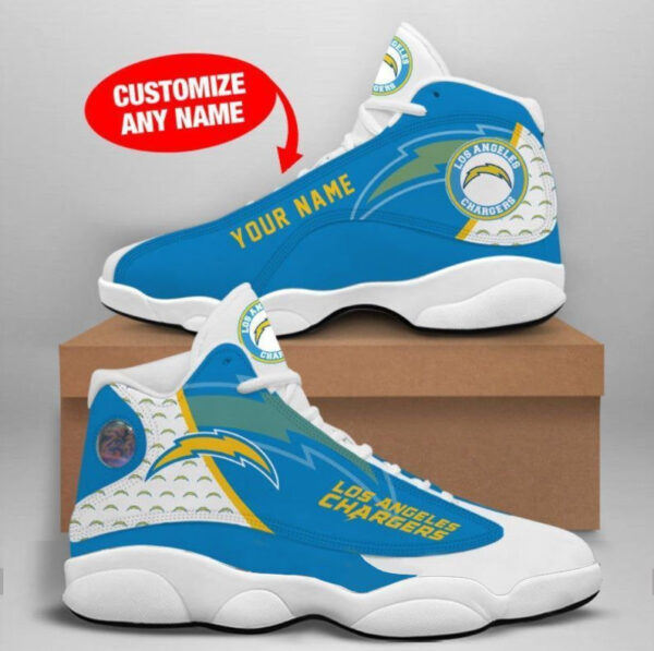 Tubopro Los Angeles Chargers NFL AJ13 Sneakers Shoes For Men And Women