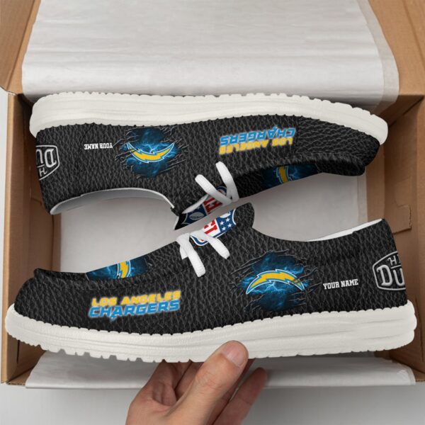 Tubopro Los Angeles Chargers Personalized Hey Dude Shoes For Men And Women - Image 2