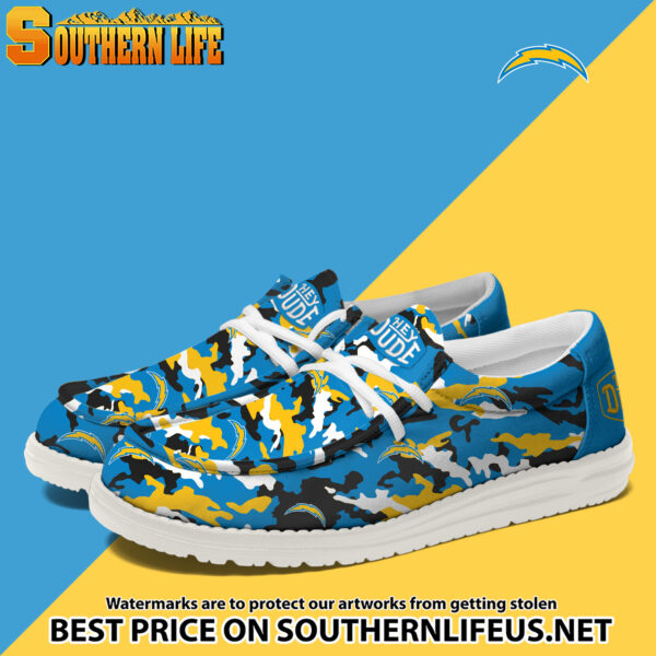 Tubopro Los Angeles Chargers Personalized Hey Dude Shoes For Men And Women - Image 2