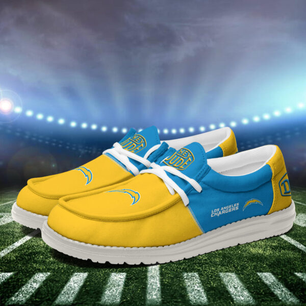 Tubopro Los Angeles Chargers Personalized Hey Dude Shoes For Men And Women - Image 4