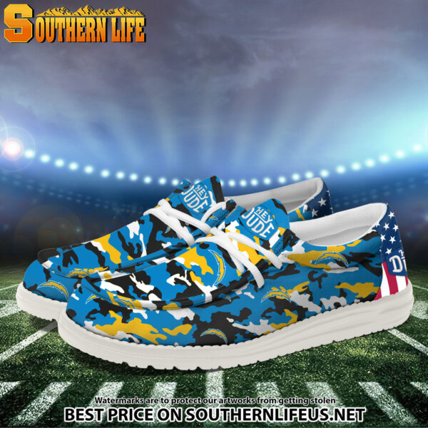 Tubopro Los Angeles Chargers Personalized Hey Dude Shoes For Men And Women - Image 2