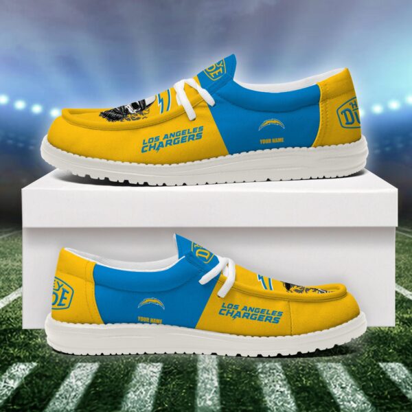 Tubopro Los Angeles Chargers Personalized Hey Dude Shoes For Men And Women - Image 4