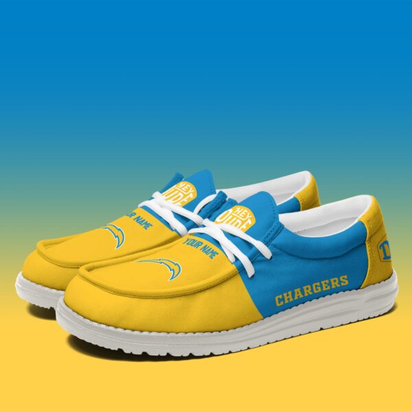 Tubopro Los Angeles Chargers Personalized Hey Dude Shoes For Men And Women - Image 3