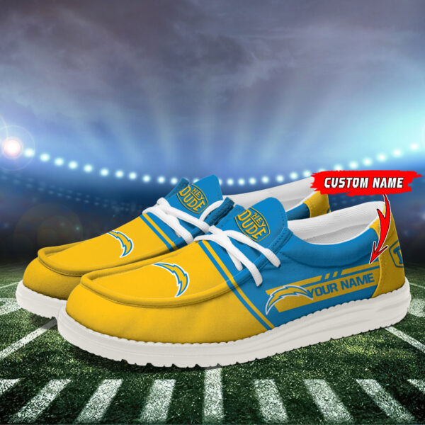 Tubopro Los Angeles Chargers Personalized Hey Dude Shoes For Men And Women - Image 3