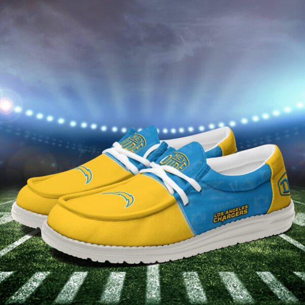 Tubopro Los Angeles Chargers Personalized Hey Dude Shoes For Men And Women - Image 3
