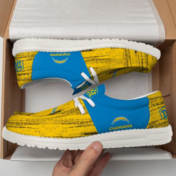 Tubopro Los Angeles Chargers Personalized Hey Dude Shoes For Men And Women - Image 2