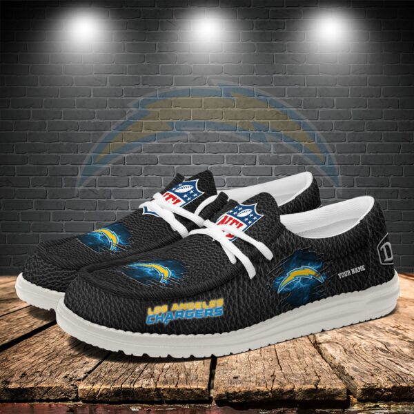Tubopro Los Angeles Chargers Personalized Hey Dude Shoes For Men And Women - Image 3