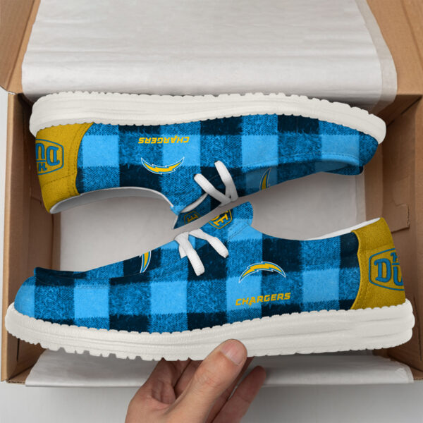 Tubopro Los Angeles Chargers Personalized Hey Dude Shoes For Men And Women - Image 5