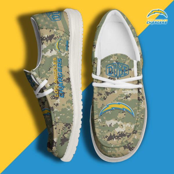 Tubopro Los Angeles Chargers Personalized Hey Dude Shoes For Men And Women