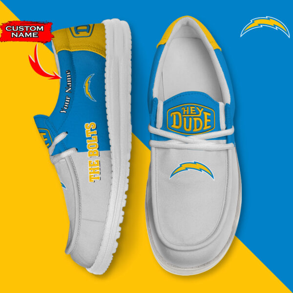 Tubopro Los Angeles Chargers Personalized Hey Dude Shoes For Men And Women