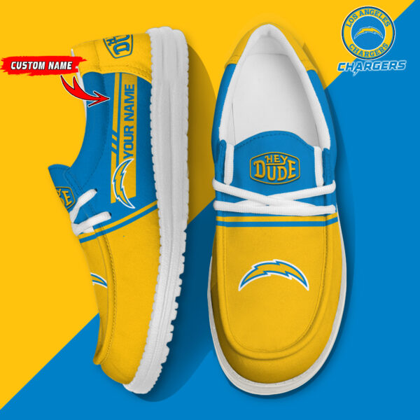 Tubopro Los Angeles Chargers Personalized Hey Dude Shoes For Men And Women