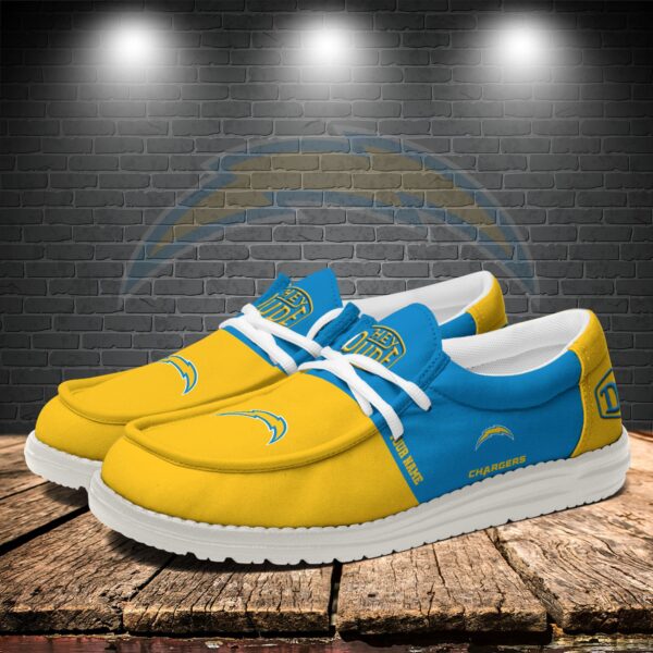 Tubopro Los Angeles Chargers Personalized Hey Dude Shoes For Men And Women - Image 3