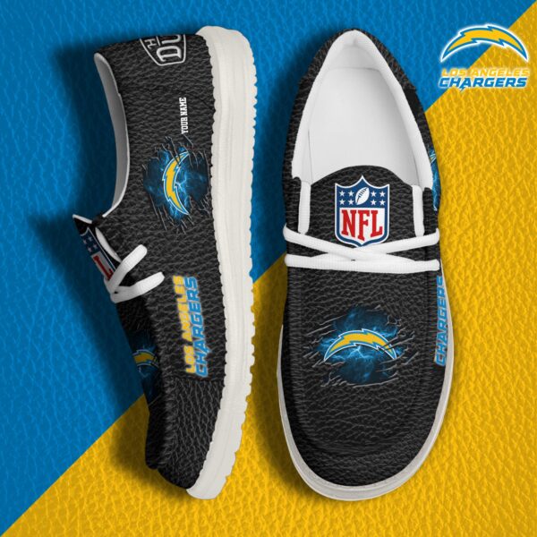 Tubopro Los Angeles Chargers Personalized Hey Dude Shoes For Men And Women
