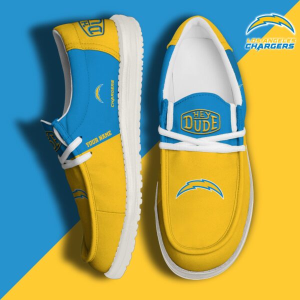 Tubopro Los Angeles Chargers Personalized Hey Dude Shoes For Men And Women