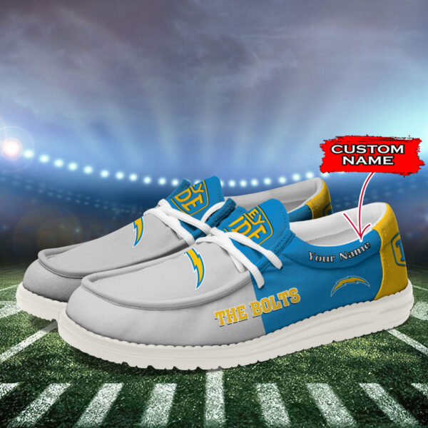 Tubopro Los Angeles Chargers Personalized Hey Dude Shoes For Men And Women - Image 3