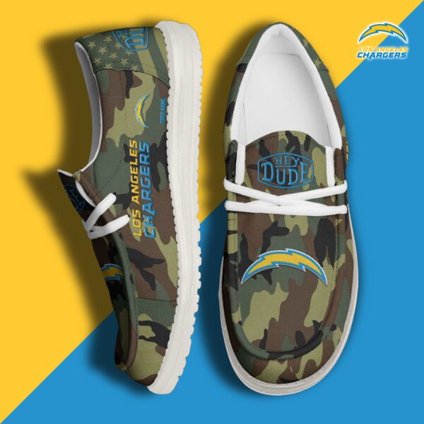 Tubopro Los Angeles Chargers Personalized Hey Dude Shoes For Men And Women