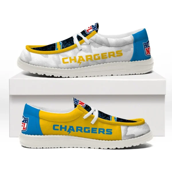 Tubopro Los Angeles Chargers Personalized Hey Dude Shoes For Men And Women - Image 2