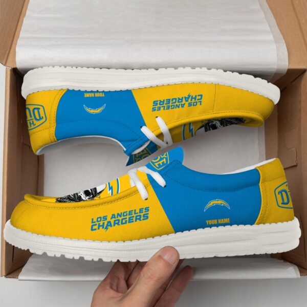 Tubopro Los Angeles Chargers Personalized Hey Dude Shoes For Men And Women - Image 3