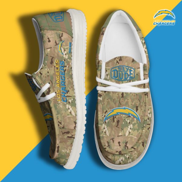 Tubopro Los Angeles Chargers Personalized Hey Dude Shoes For Men And Women