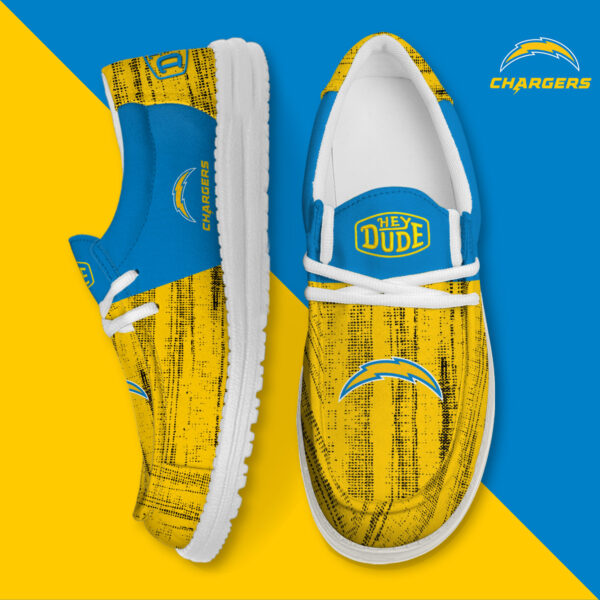 Tubopro Los Angeles Chargers Personalized Hey Dude Shoes For Men And Women