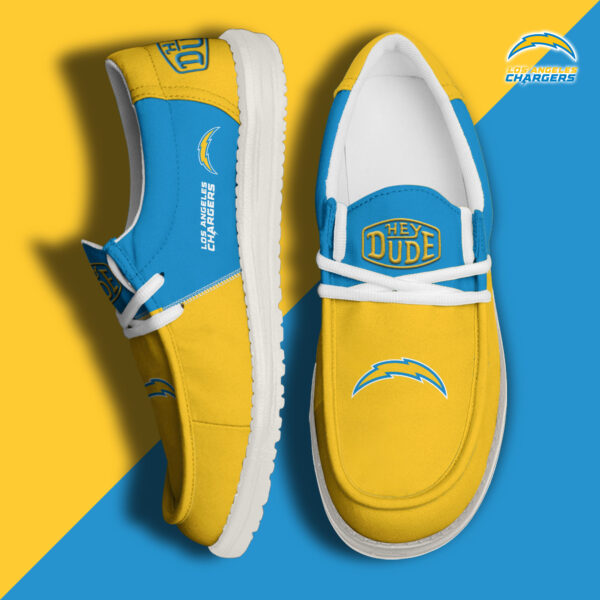 Tubopro Los Angeles Chargers Personalized Hey Dude Shoes For Men And Women