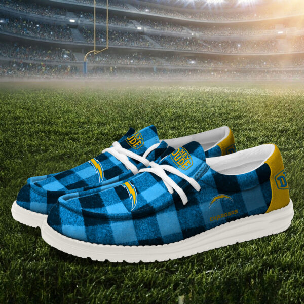 Tubopro Los Angeles Chargers Personalized Hey Dude Shoes For Men And Women - Image 3
