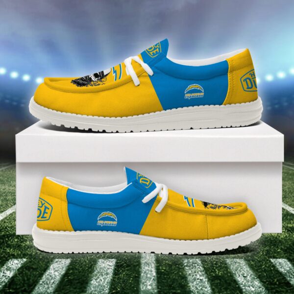 Tubopro Los Angeles Chargers Personalized Hey Dude Shoes For Men And Women - Image 4