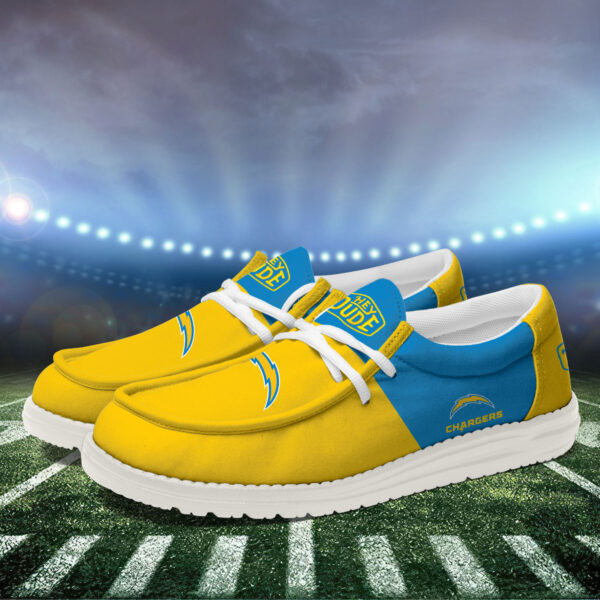 Tubopro Los Angeles Chargers Personalized Hey Dude Shoes For Men And Women - Image 3