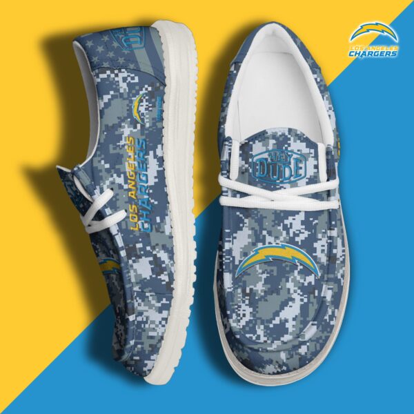 Tubopro Los Angeles Chargers Personalized Hey Dude Shoes For Men And Women