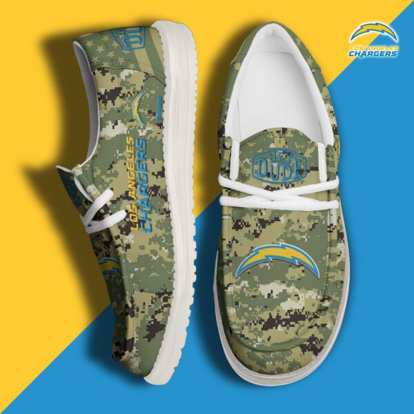 Tubopro Los Angeles Chargers Personalized Hey Dude Shoes For Men And Women
