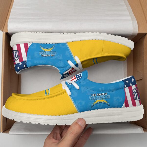 Tubopro Los Angeles Chargers Personalized Hey Dude Shoes For Men And Women - Image 2
