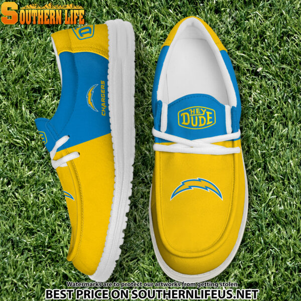 Tubopro Los Angeles Chargers Personalized Hey Dude Shoes For Men And Women