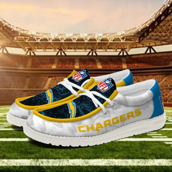 Tubopro Los Angeles Chargers Personalized Hey Dude Shoes For Men And Women