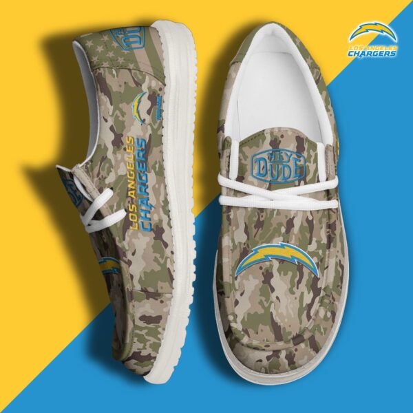 Tubopro Los Angeles Chargers Personalized Hey Dude Shoes For Men And Women