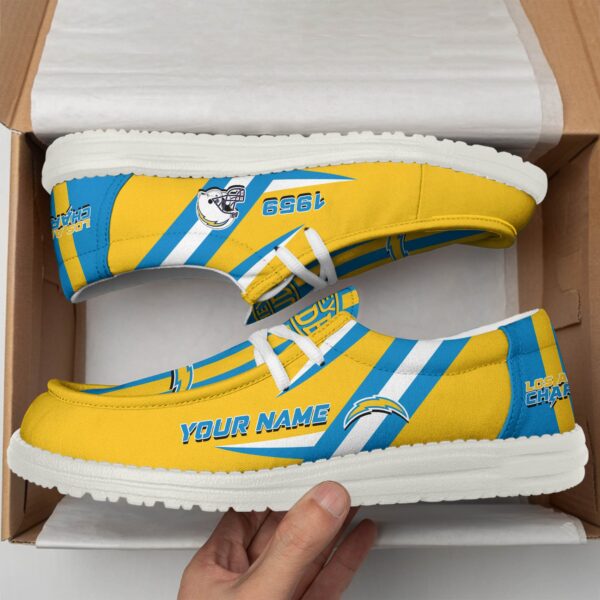 Tubopro Los Angeles Chargers Personalized Hey Dude Shoes For Men And Women - Image 2
