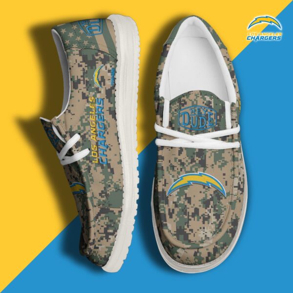 Tubopro Los Angeles Chargers Personalized Hey Dude Shoes For Men And Women